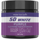 Water Ice Levin Purple Tooth Powder Fresh Breath Toothpaste